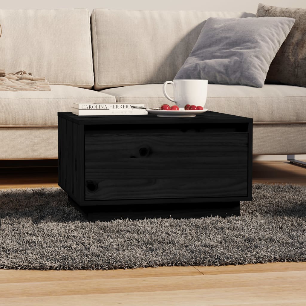 Soffbord 55X56X32 Cm Massivt Furu