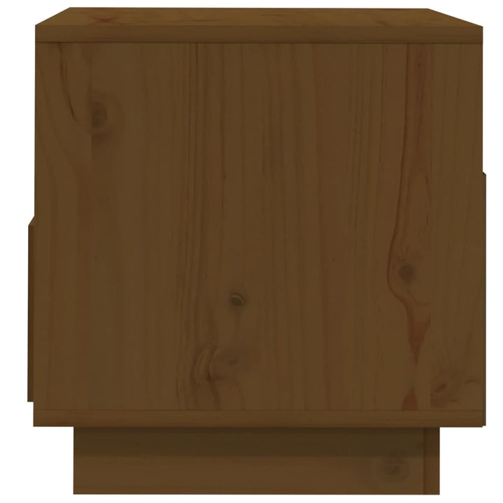 Tv-Bänk 60X35X37 Cm Massiv Furu