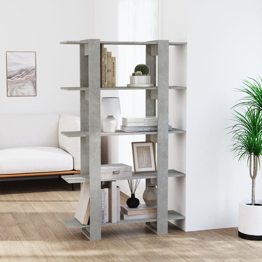 Bokhylla/Rumsavdelare Högglans Vit 100X30X160 Cm