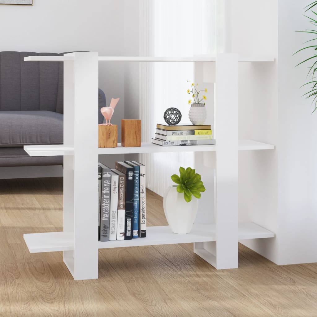 Bokhylla/Rumsavdelare -Ek 100X30X87 Cm