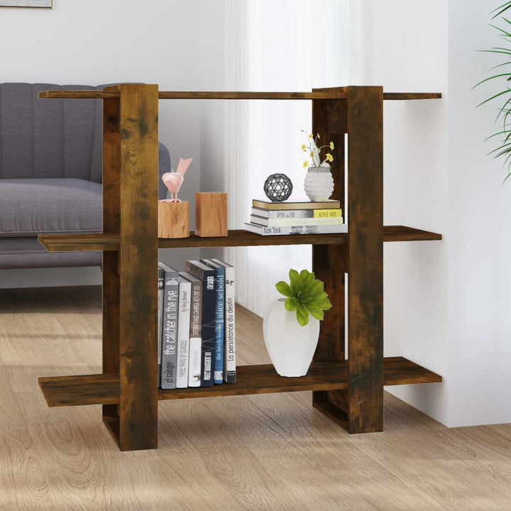 Bokhylla/Rumsavdelare -Ek 100X30X87 Cm