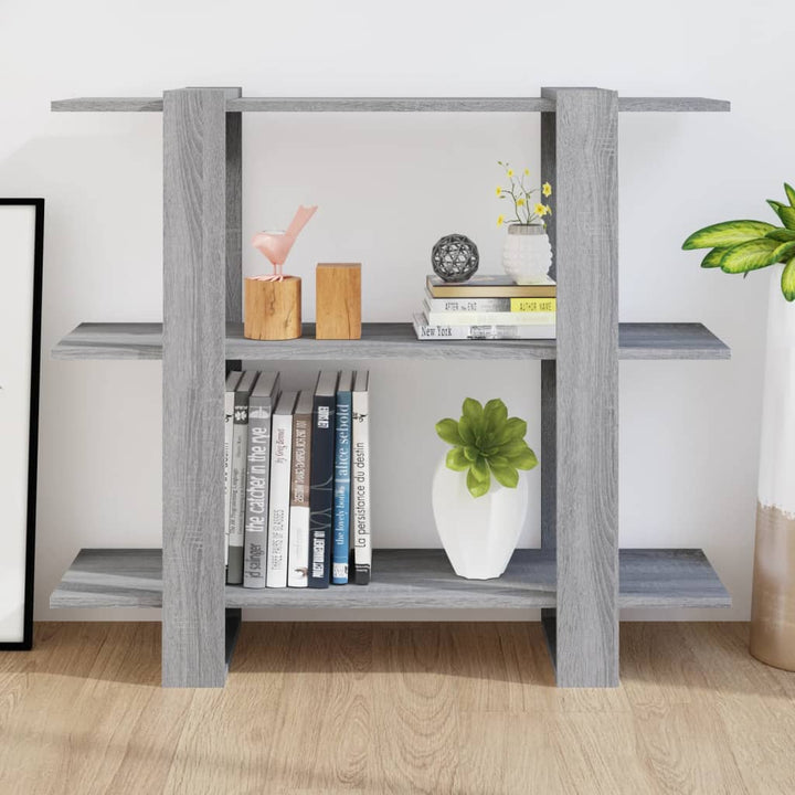 Bokhylla/Rumsavdelare -Ek 100X30X87 Cm