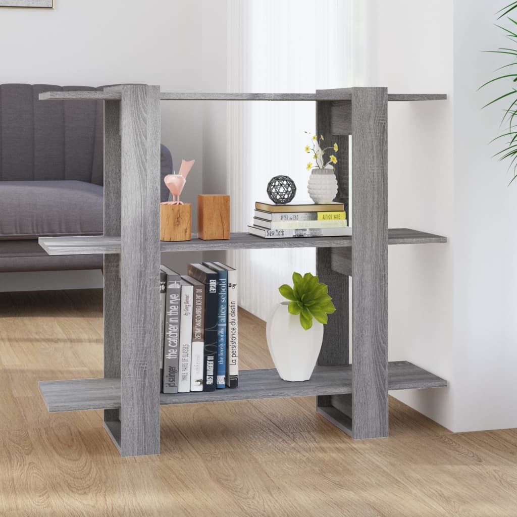 Bokhylla/Rumsavdelare -Ek 100X30X87 Cm