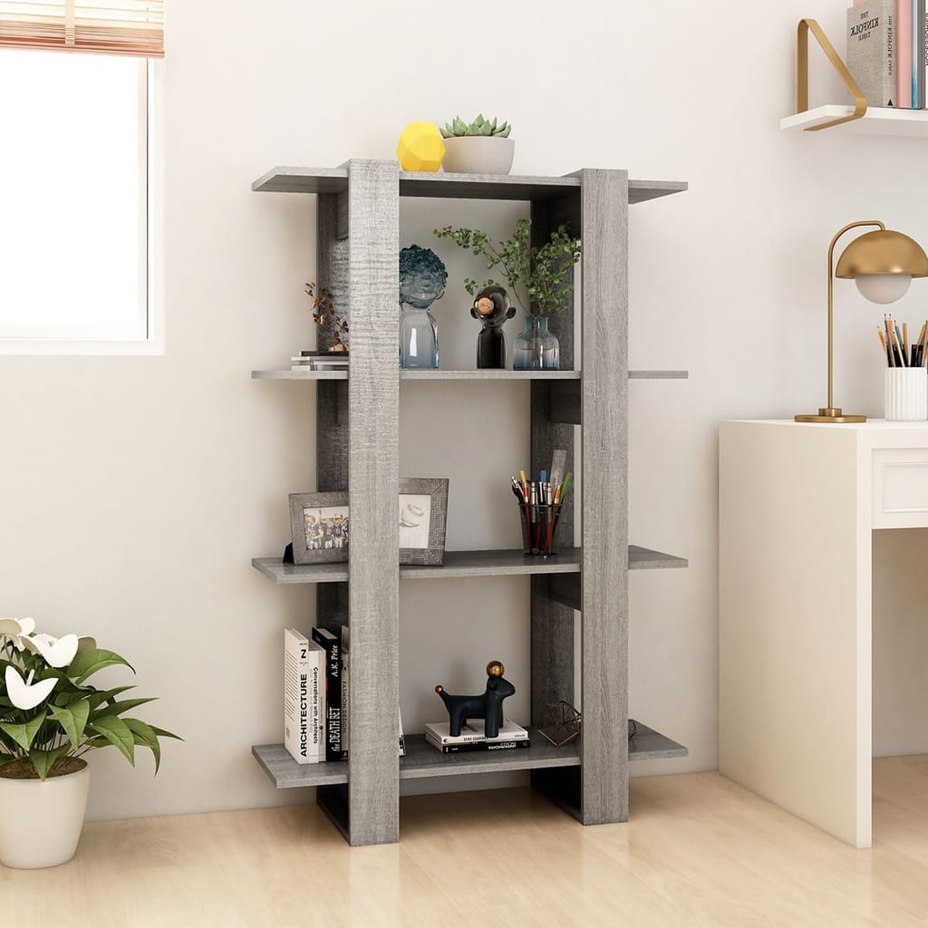Bokhylla/Rumsavdelare -Ek 80X30X123,5 Cm