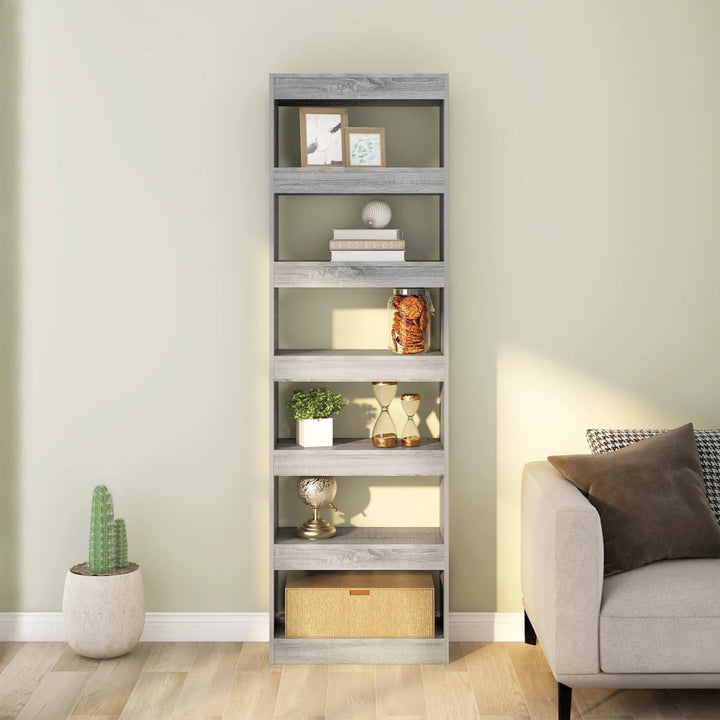 Bokhylla/Rumsavdelare -Ek 60X30X198 Cm