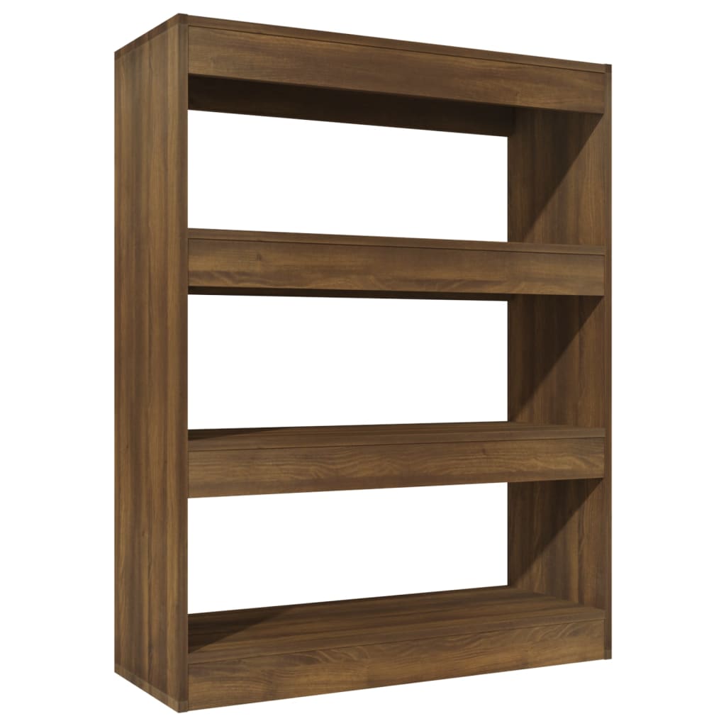 Bokhylla/Rumsavdelare Sonoma-Ek 80X30X103 Cm Konstruerat Trä
