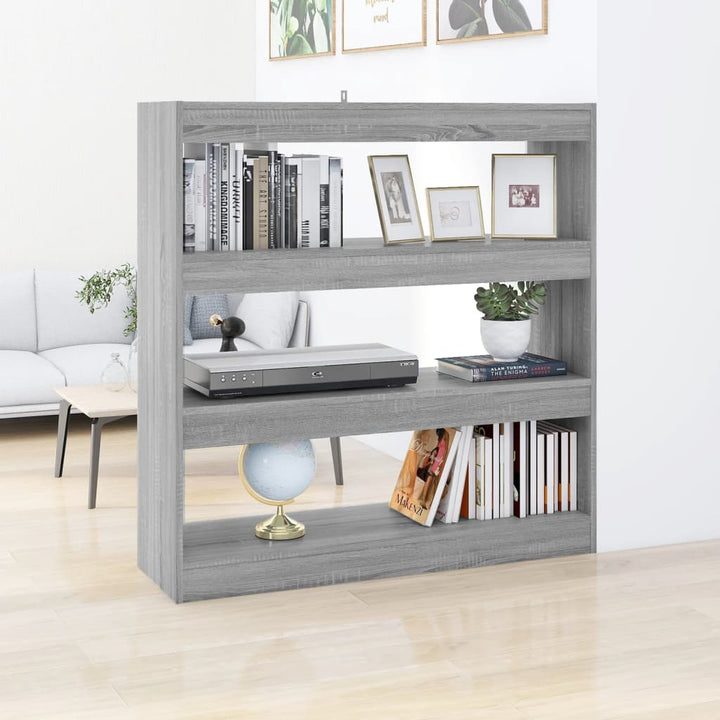 Bokhylla/Rumsavdelare Högglans Vit 100X30X103 Cm