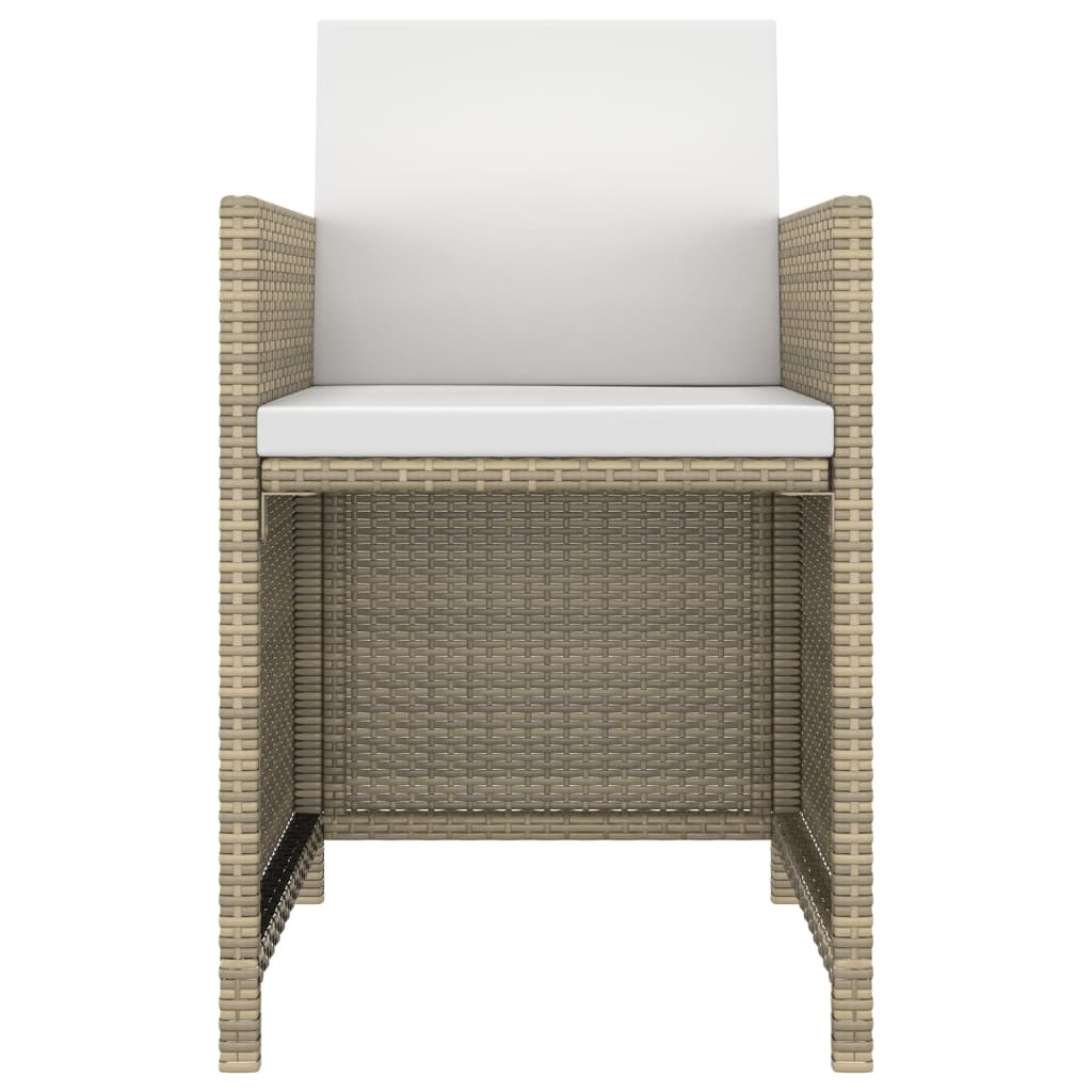 Matgrupp För Trädgården Med Dynor 5 Delar Konstrotting Beige