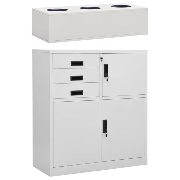 Dokumentskåp 90X40X102 Cm Stål
