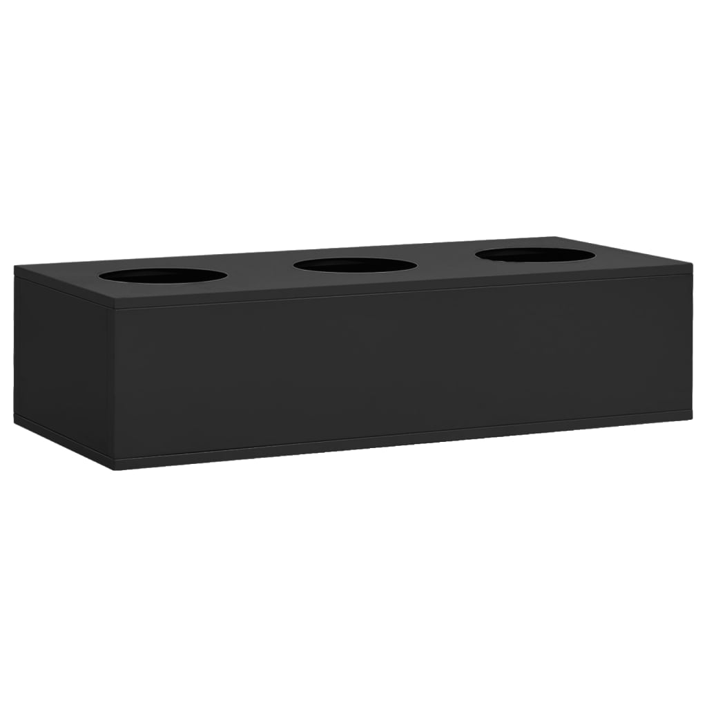 Dokumentskåp Med Odlingslåda 90X40X125 Cm Stål