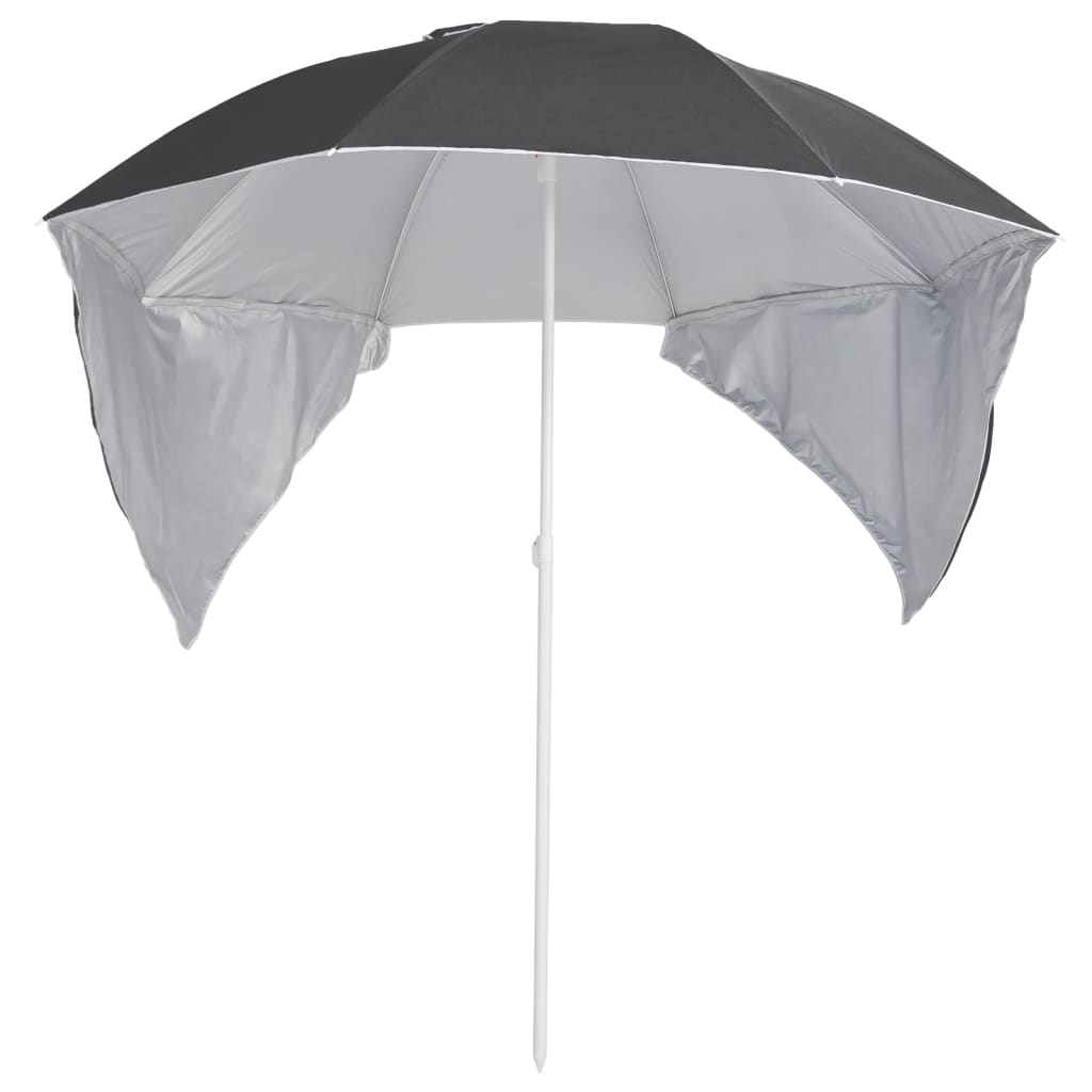 Strandparasoll Med Sidoväggar 215 Cm