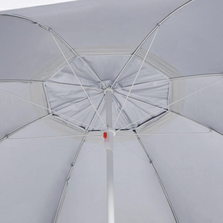 Strandparasoll Med Sidoväggar 215 Cm