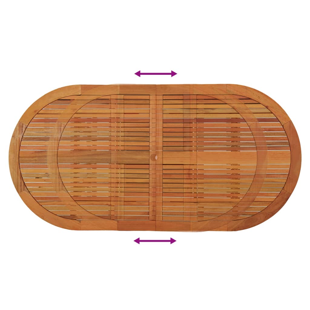 Trädgårdsbord 200X100X75 Massivt Eukalyptusträ