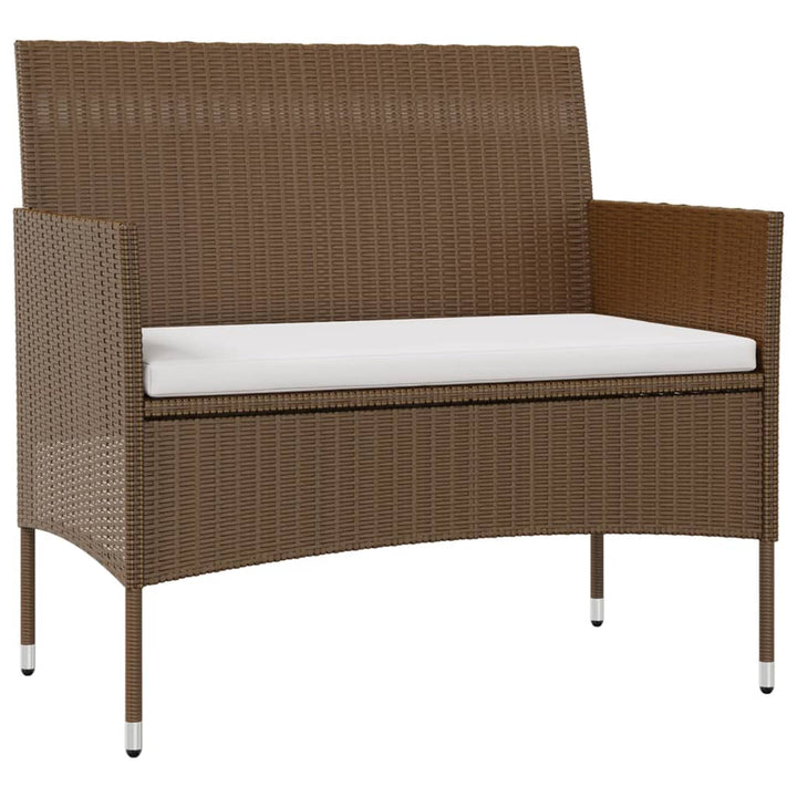 Loungegrupp Med Dynor 8 Delar Konstrotting