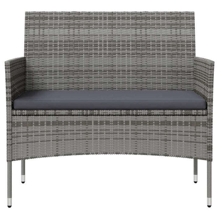 Loungegrupp För Trädgården 8 Delar Med Dynor Konstrotting