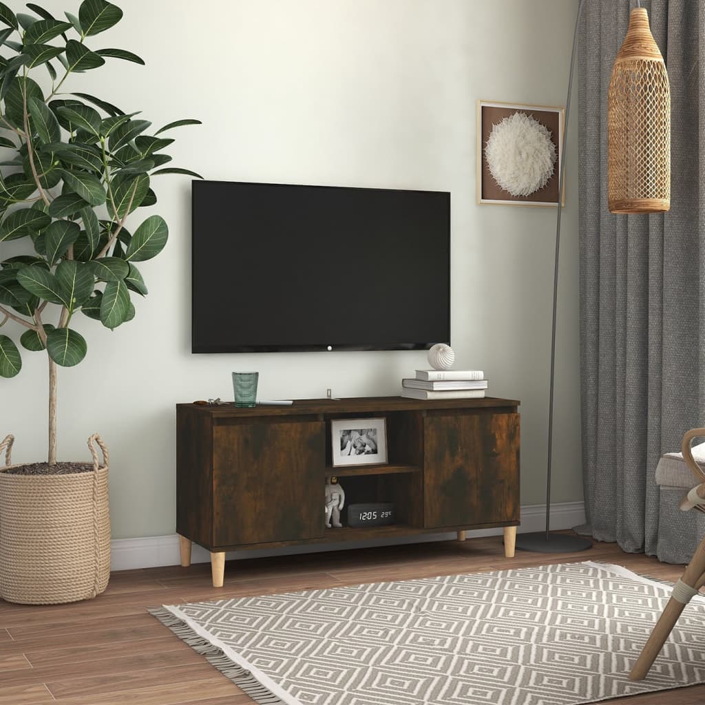 Tv-Bänk Åldrat Trä 102X35X50 Cm Konstruerat Trä