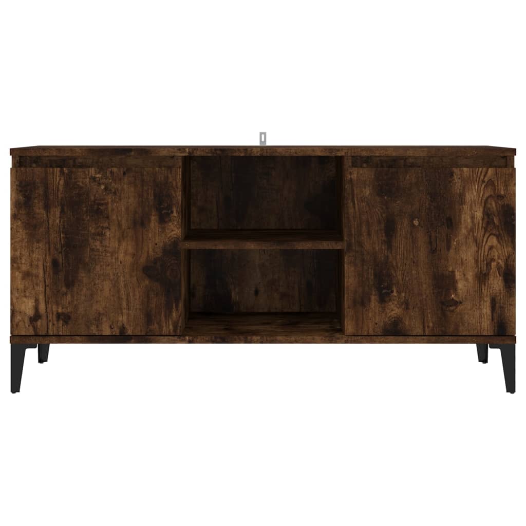 Tv-Bänk Med Metallben 103,5X35X50 Cm