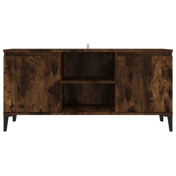 Tv-Bänk Med Metallben 103,5X35X50 Cm