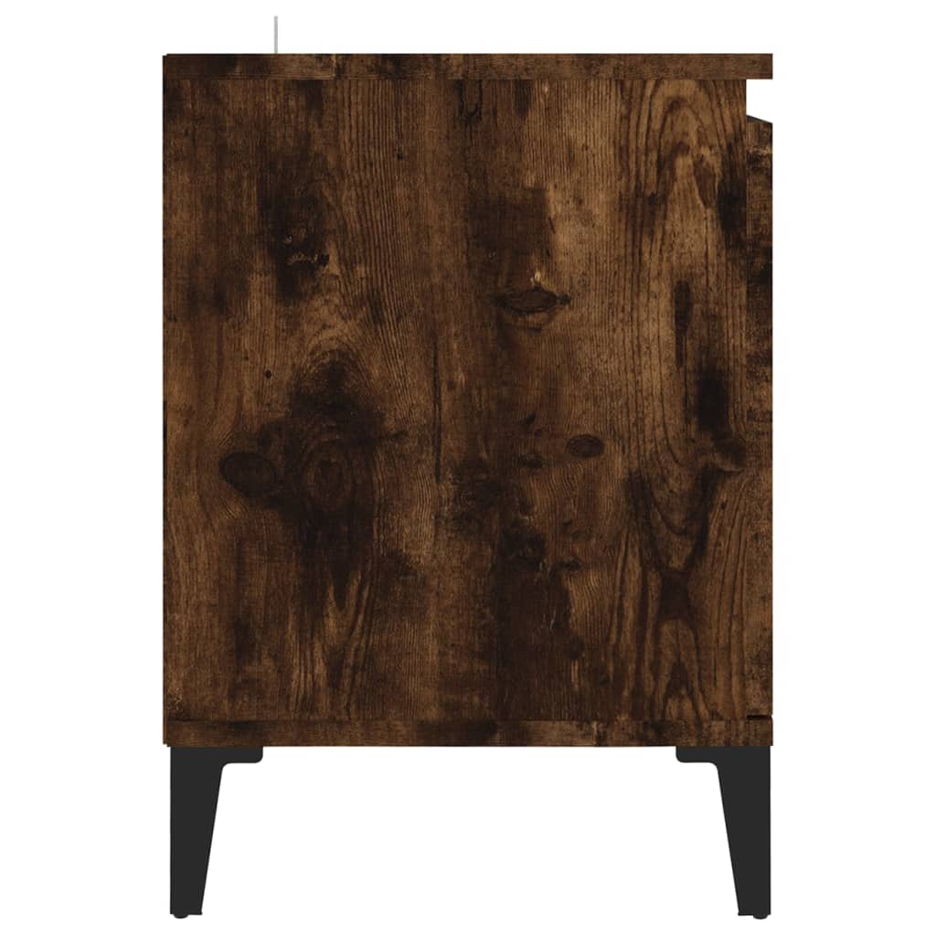 Tv-Bänk Med Metallben 103,5X35X50 Cm