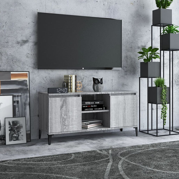 Tv-Bänk 102X35X50 Cm Konstruerat Trä