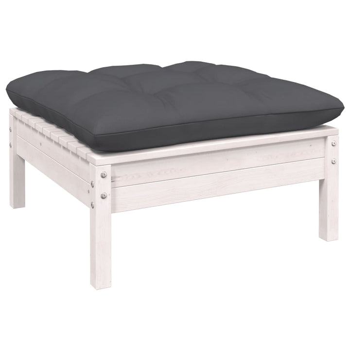 Loungegrupp Med Dynor 5 Delar Massiv Furu