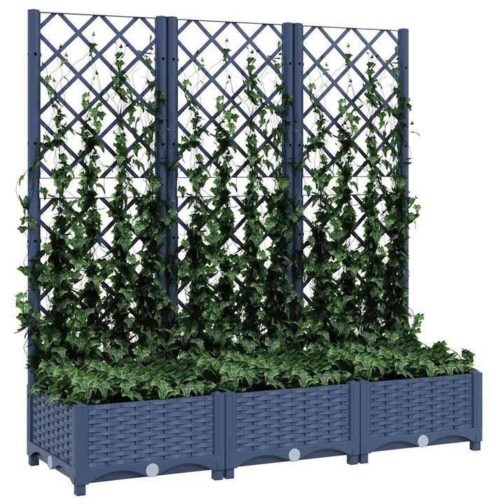 Odlingslåda Med Spaljé 120X40X121,5 Cm Pp