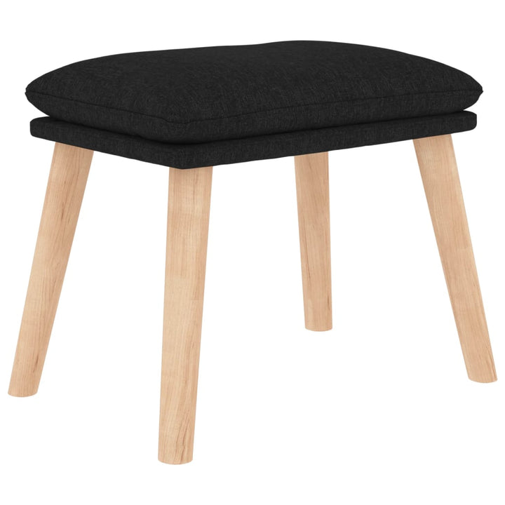 Vilstol Med Fotpall Tyg