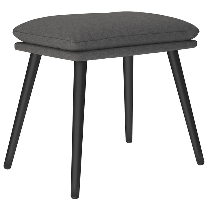 Vilstol Med Fotpall Tyg