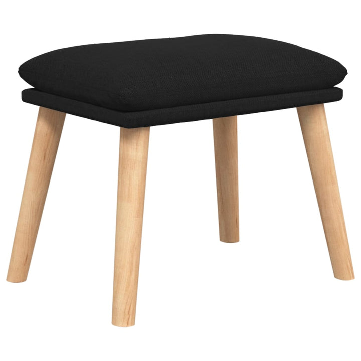 Vilstol Med Fotpall Tyg