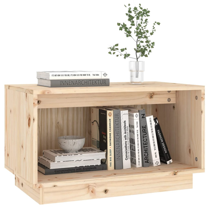 Tv-Bänk 60X35X35 Cm Massiv Furu