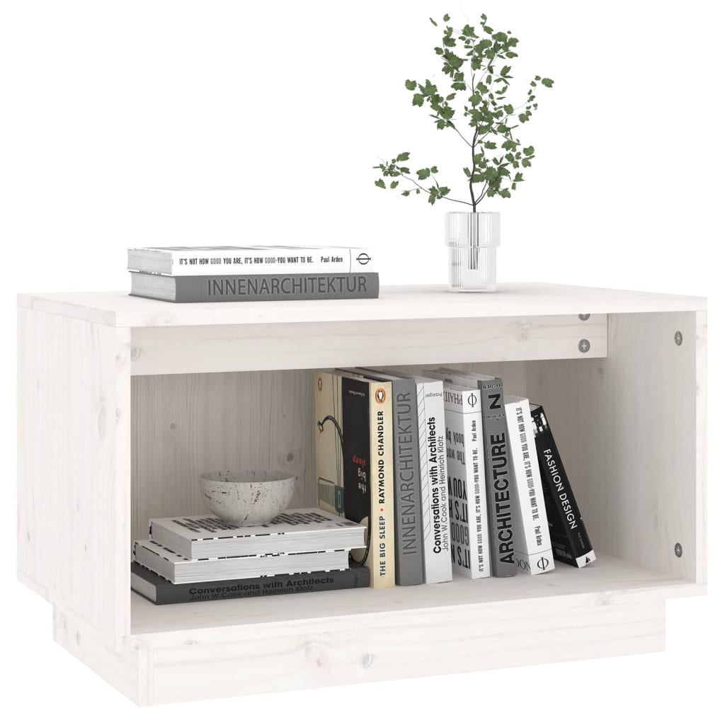 Tv-Bänk 60X35X35 Cm Massiv Furu