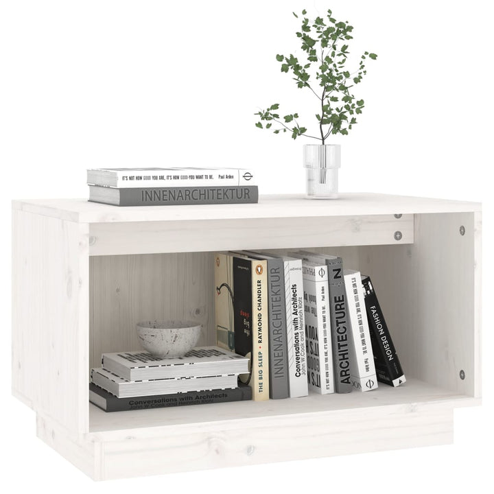 Tv-Bänk 60X35X35 Cm Massiv Furu