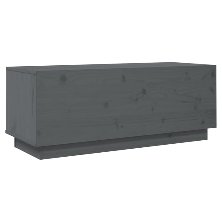 Tv-Bänk 90X35X35 Cm Massiv Furu