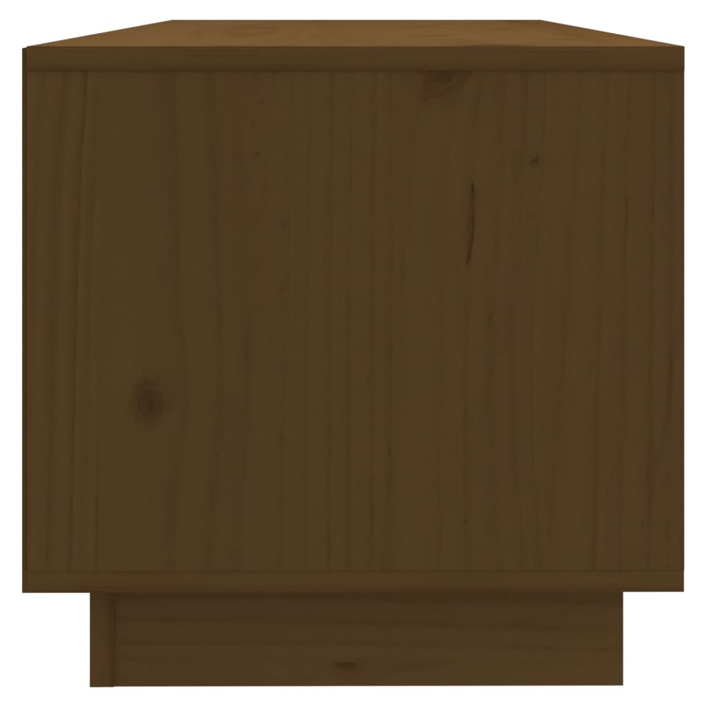Tv-Bänk 90X35X35 Cm Massiv Furu