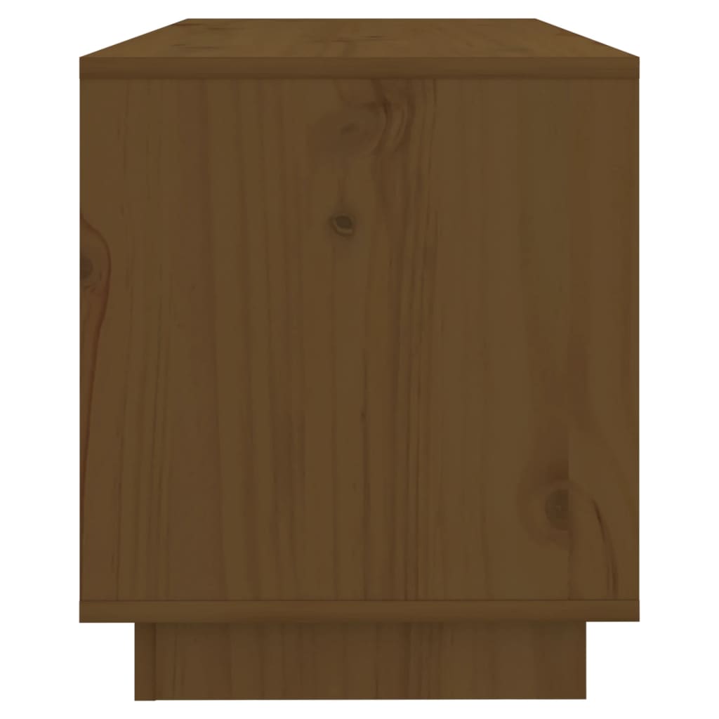 Tv-Bänk 74X34X40 Cm Massiv Furu