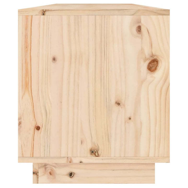 Tv-Bänk 110,5X34X40 Cm Massiv Furu