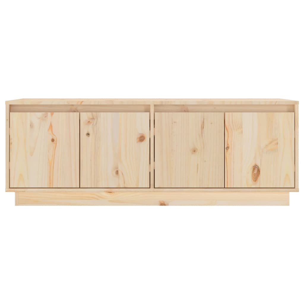 Tv-Bänk 110X34X40 Cm Massiv Furu