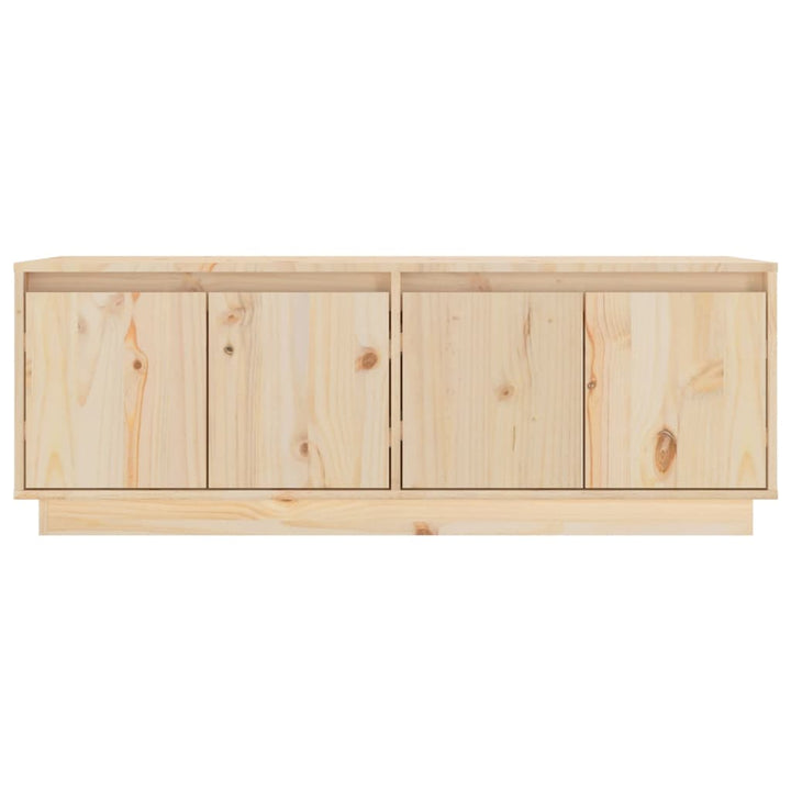 Tv-Bänk 110X34X40 Cm Massiv Furu