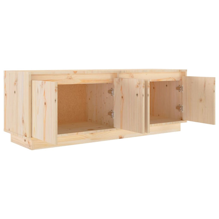 Tv-Bänk 110X34X40 Cm Massiv Furu