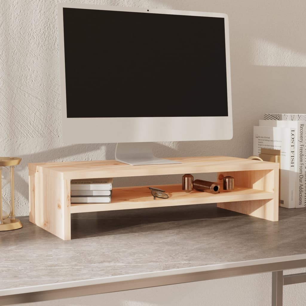 Skärmställ 50X24X13 Cm Massiv Furu