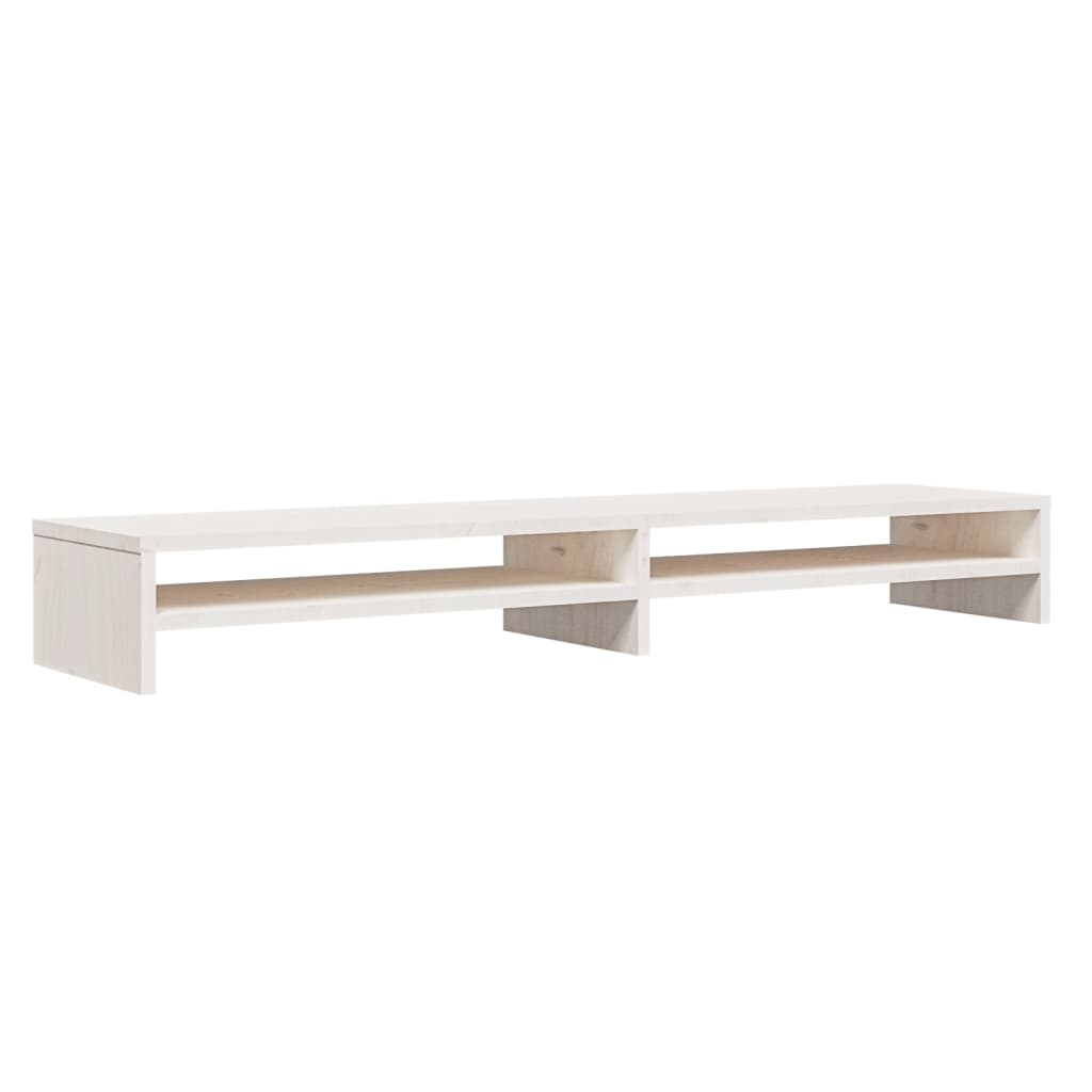 Skärmställ 100X24X13 Cm Massiv Furu