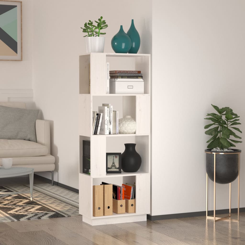 Bokhylla/Rumsavdelare 51X25X132 Cm Massiv Furu