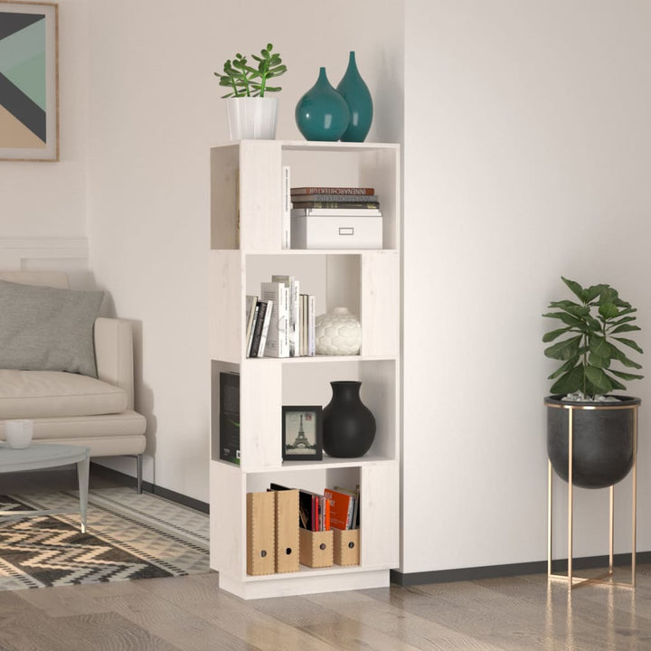 Bokhylla/Rumsavdelare 51X25X132 Cm Massiv Furu