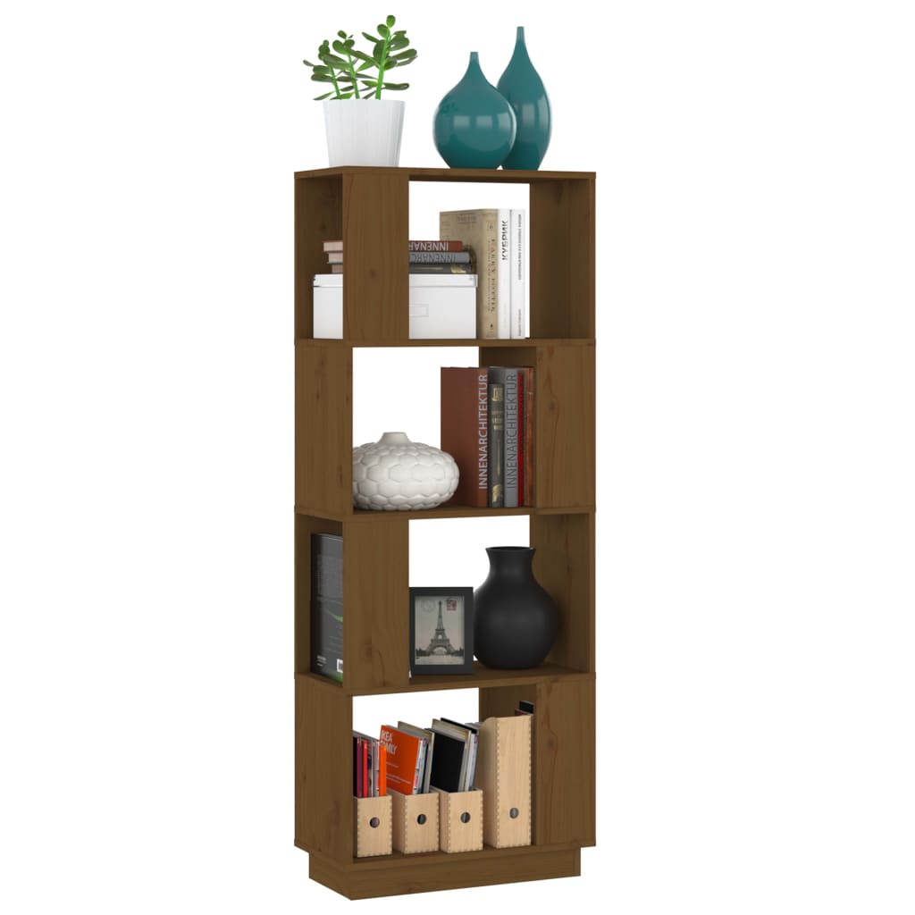 Bokhylla/Rumsavdelare 51X25X132 Cm Massiv Furu