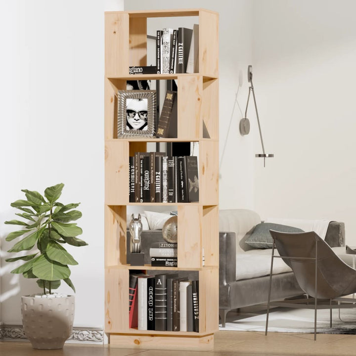 Bokhylla/Rumsavdelare 51X25X163,5 Cm Massiv Furu