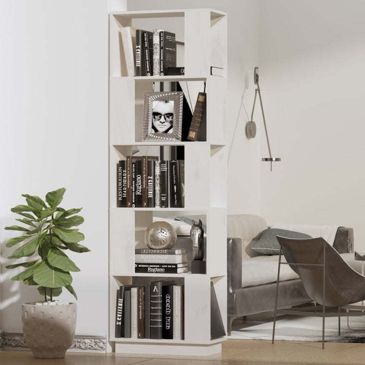 Bokhylla/Rumsavdelare 51X25X163,5 Cm Massiv Furu