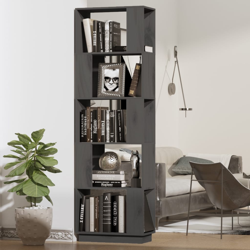 Bokhylla/Rumsavdelare 51X25X163,5 Cm Massiv Furu