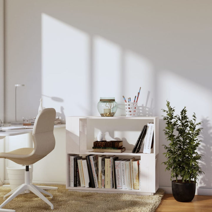 Bokhylla/Rumsavdelare 80X25X70 Cm Massiv Furu