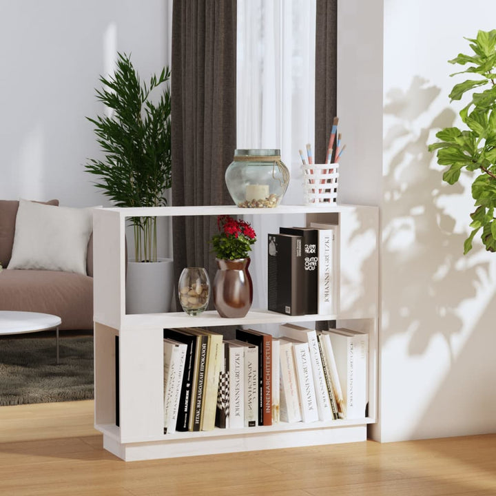 Bokhylla/Rumsavdelare 80X25X70 Cm Massiv Furu