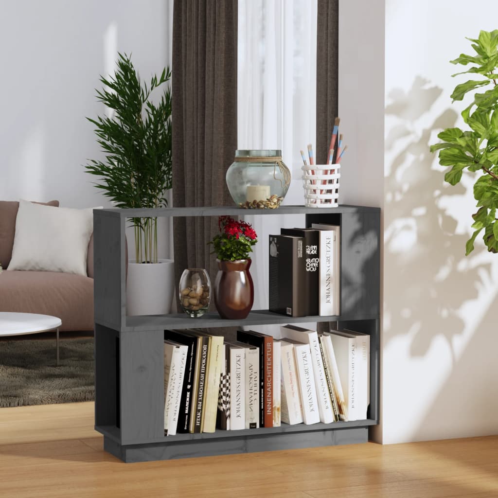 Bokhylla/Rumsavdelare 80X25X70 Cm Massiv Furu